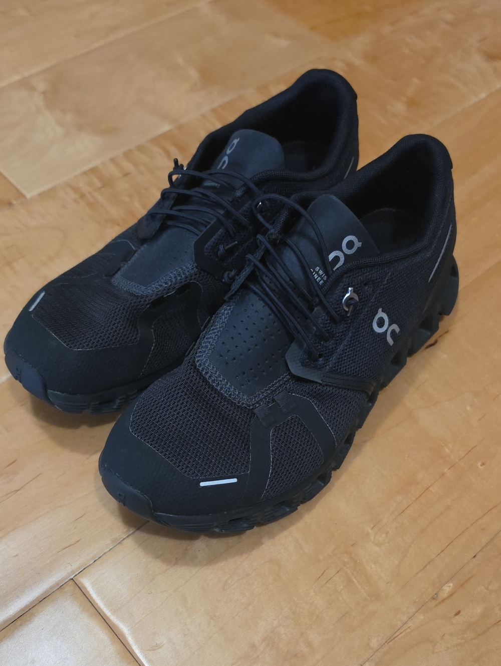 On Running Women's Black Mesh Performance Sneakers